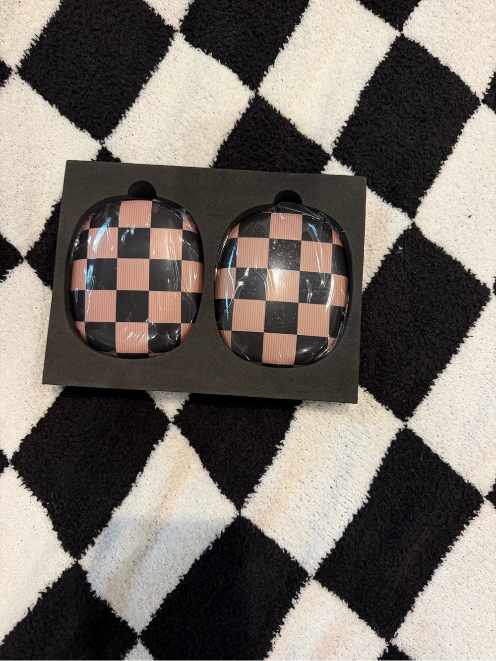 Velvet Caviar Checkered Airpod Max Case Set
